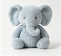 Floravyn Soft Plush Elephant Stuffed Toy, Cute Huggable Animal Plush Doll for Kids